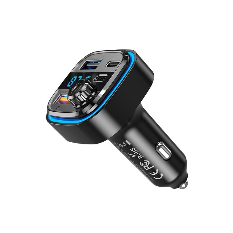 XO transmitter FM BCC08 Bluetooth MP3 car charger 3,1A black