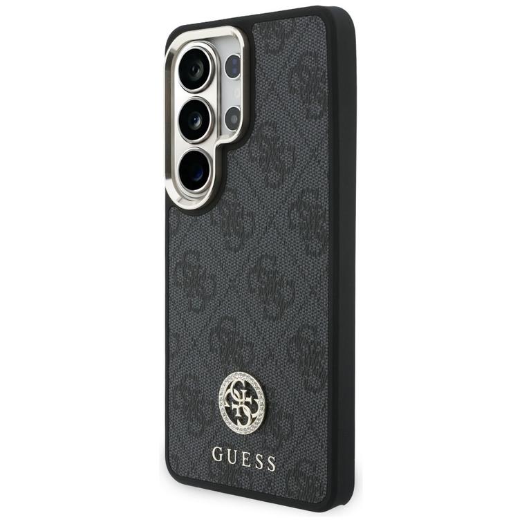 Guess case 4G Big Rhinestone Triangle Strap MagSafe for Samsung Galaxy S26 Ultra black