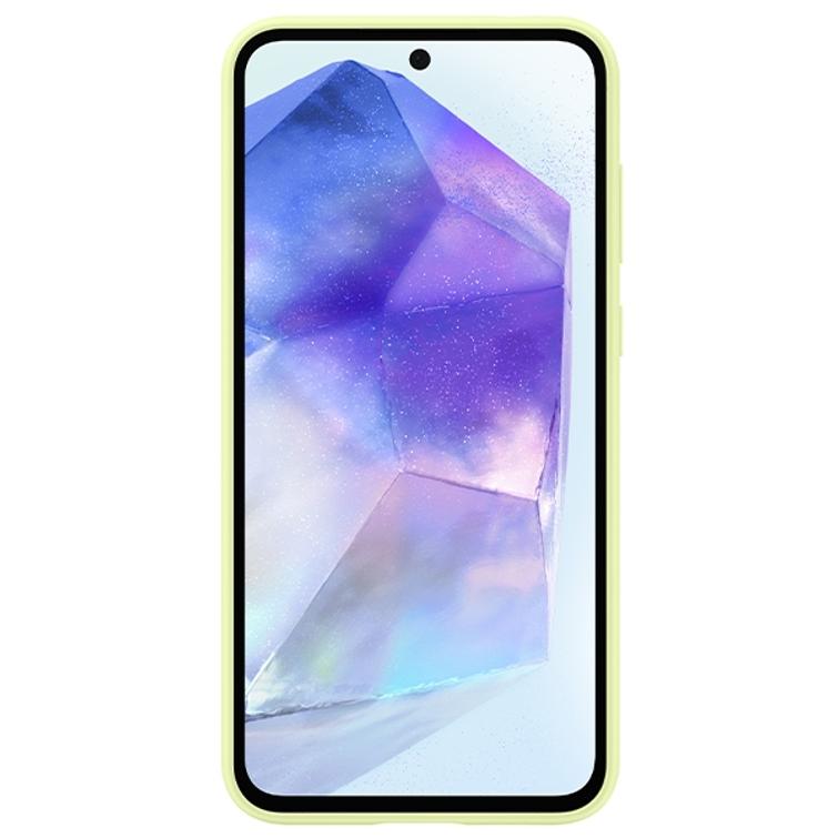 Samsungin silikonikuori Samsung Galaxy A55 5G:lle, lime