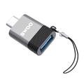 BWOO-sovitin USB - USB-C harmaa OTG BZ-35