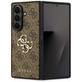Guess Big 4G Logo Classic -logokotelo Samsung Galaxy Z Fold7 brązowylle