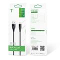 T-PHOX CABLE X-LITE TYPE-C BLACK 1M 3A