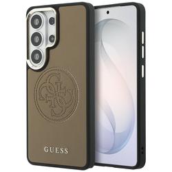 Guess case Perforated Logo MagSafe for Samsung Galaxy S26 Ultra brown