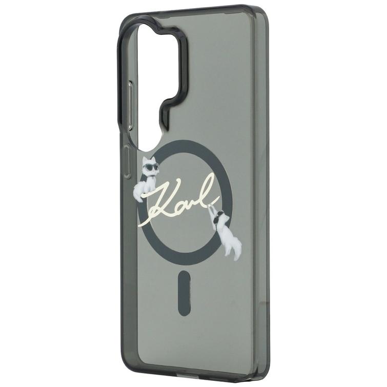Karl Lagerfeld case IML KC Script MagSafe for Samsung Galaxy S26 Ultra black