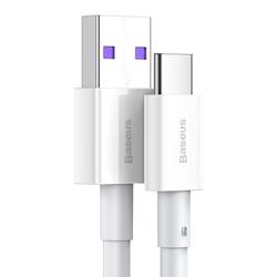 Baseus Superior USB - USB-C -kaapeli 1,0 m valkoinen 66W