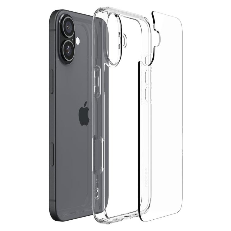 Spigen Ultra Hybrid -suojakuori iPhone 16 6,1":lle, kristallinkirkas