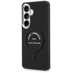Karl Lagerfeld case Embossed Ring RSG Logo MagSafe for Samsung Galaxy S26 black