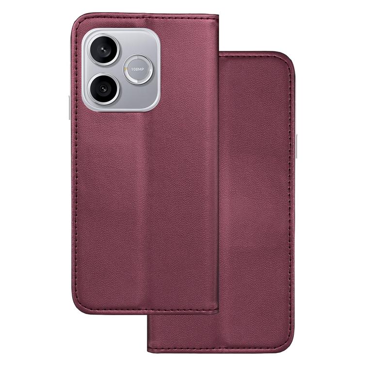 Smart Magnetic case for Honor 600 Lite burgundy