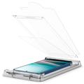 Spigen Elite Shield "Ez Fit" Samsung Galaxy S25:lle, kirkas