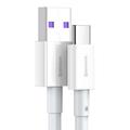 Baseus Superior USB - USB-C -kaapeli 2,0 m valkoinen 66W