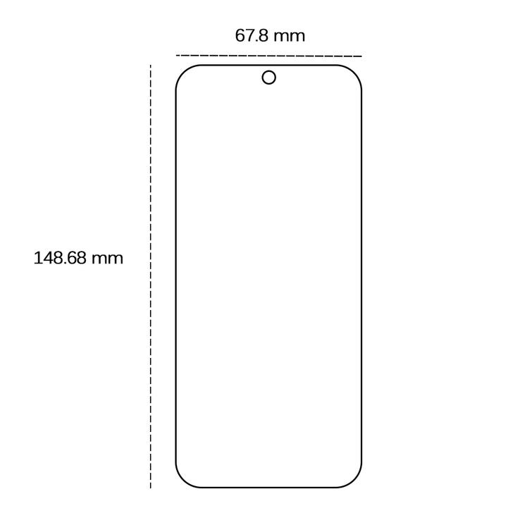 Tempered glass 2,5D for Google Pixel 9 / 9 Pro