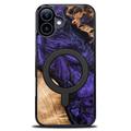 Bewoodin ainutlaatuinen iPhone 16 Plus 6,7" -suojakuori, violetti, MagSafe-kiinnityksellä