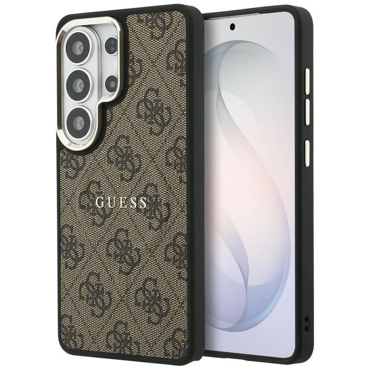Guess case 4G Embossed Ring MagSafe for Samsung Galaxy S26 Ultra brown