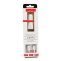 CAR CHARGER MX KAPPA 18W PD+QC, USB-A+C+ C/C CABLE 20W PD, WHITE