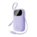 Baseus Qpow3 Digitaalinen N&auml;yt&ouml;llinen Pikalataus Varavirtal&auml;hde 22.5W 20000mAh Nebula Purple