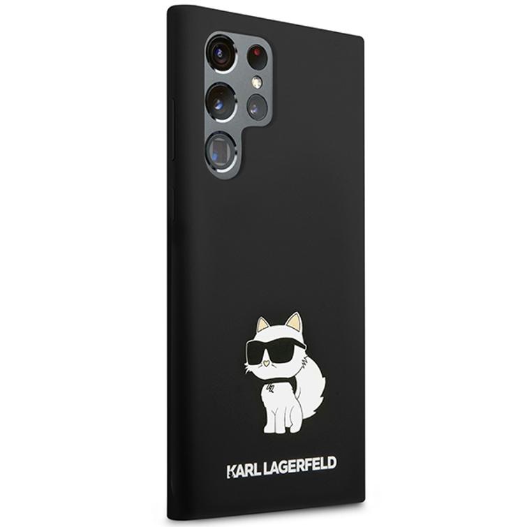 Karl Lagerfeld case for Samsung Galaxy S24 Ultra KLHCS24LSNCHBCK black HC SILICONE NFT CHOUPETTE