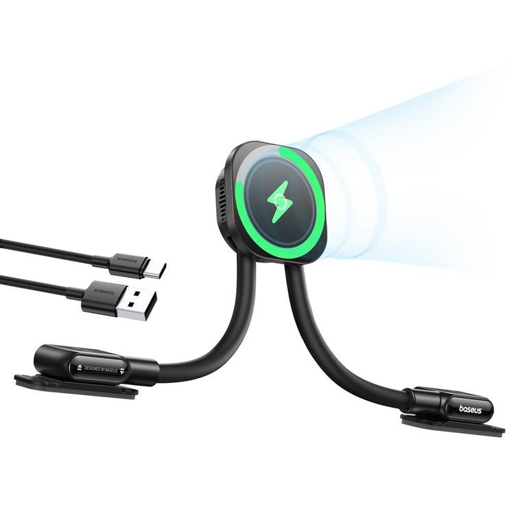 Baseus PrimeTrip C03sPro Magnetic Wireless Car Charger Mount Stick-On Type Black