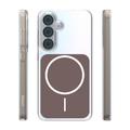 Etteri Hidden Pearl case for Samsung Galaxy S25 brown