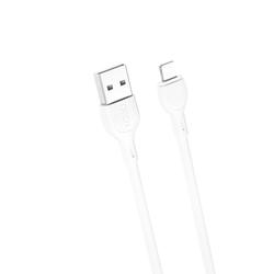 XO-kaapeli NB200 USB - Lightning 1,0m 2.1A valkoinen