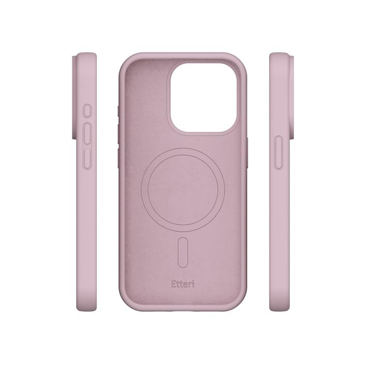 Etteri Silicone Mag kotelo iPhone 13 6,1" vaaleanpunaiselle