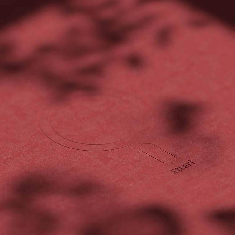 Etteri Silicone Mag kotelo iPhone 16 Plus 6,7" vadelmalle