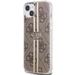 Guess iPhone 15 Plus 6,7" suojakuori GUHCP15MH4PSEGW ruskea HC IML 4G GOLD STRIPE