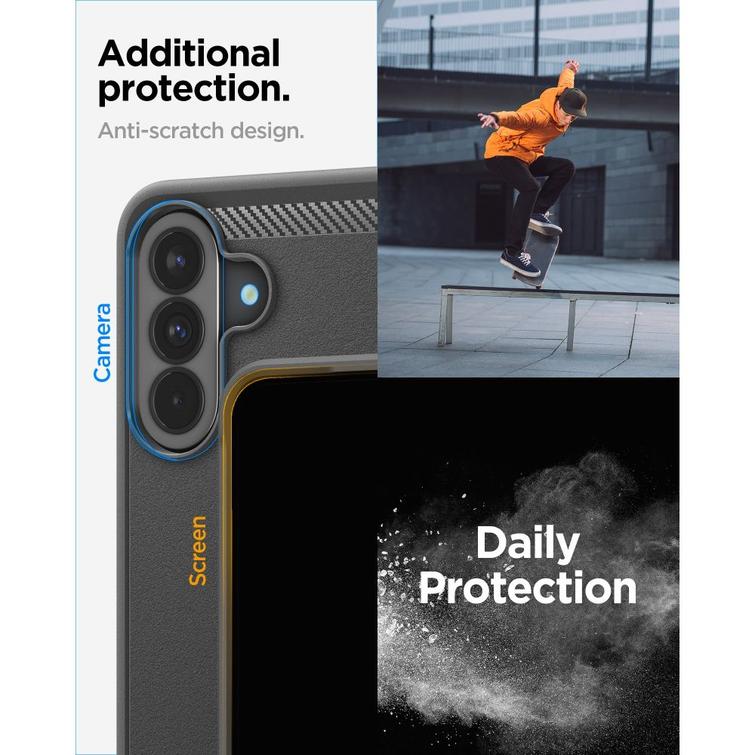 Spigen Rugged Armor case for Samsung Galaxy A37 5G matte black
