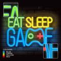 Forever Light Neon PLEXI LED EAT SLEEP GAME multicolor FPNE33
