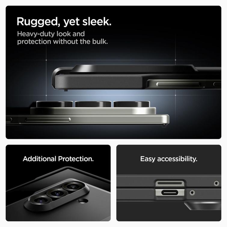 Spigen Tough Armor Pro Mag Magsafe case for Samsung Galaxy Z Fold 7 black