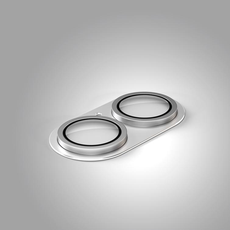 Etteri-kokonaissuoja iPhone 17:lle, hopea