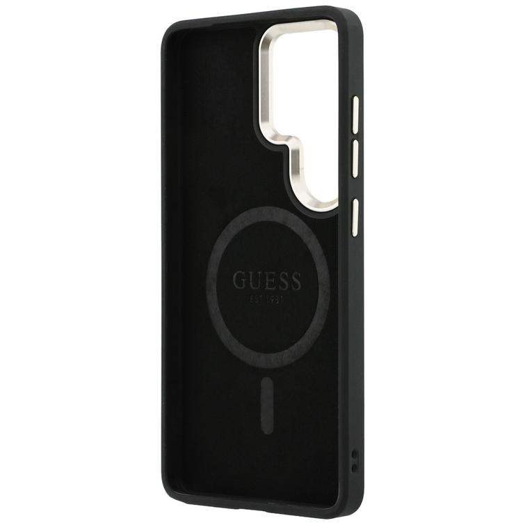 Guess case 4G Embossed Ring MagSafe for Samsung Galaxy S26 Ultra black