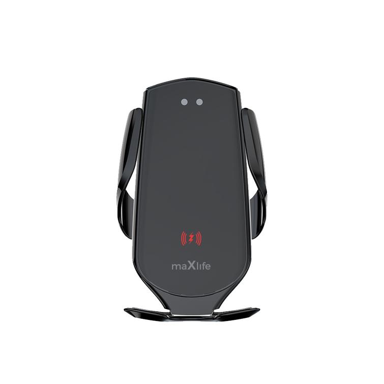 Maxlife-autoteline tuuletusritil&auml;&auml;n MXCH-08 automaattinen langattomalla latauksella musta 15W