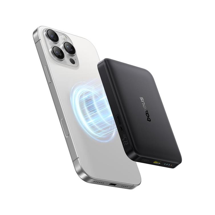 Baseus EnerFill FM12 Magneettinen Varavirtal&auml;hde 22.5W 10000mAh Musta