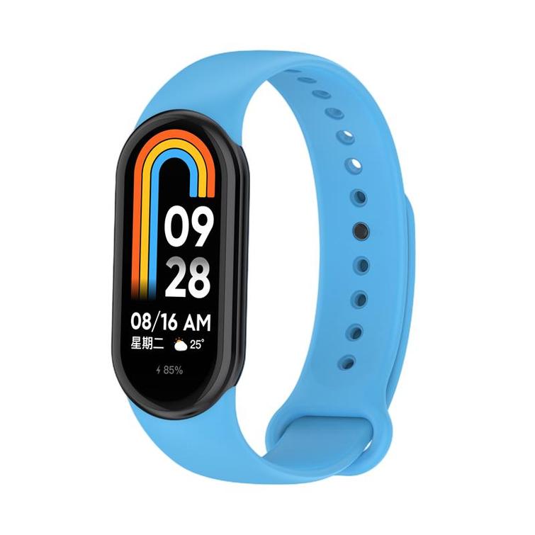 SILICONE STRAP MI BAND 8/M8 (11). BLUE