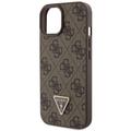 Guess case for iPhone 15 Plus 6,7" GUHCP15MP4TDSCPW brown hardcase Crossbody 4G Metal Logo