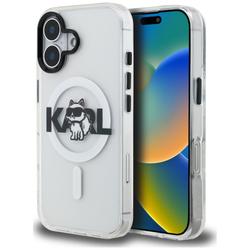 Karl Lagerfeld suojakuori iPhone 17 6,1" IML Choupette Sketch Logo MagSafe läpinäkyvä