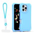 Safepop case with strap for iPhone 16 Pro Max 6,9" blue