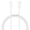 Baseus Superior PD USB-C - Lightning-kaapeli 1,0 m valkoinen 20W