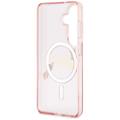 Karl Lagerfeld case IML KC Script MagSafe for Samsung Galaxy S26 pink