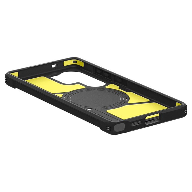 Spigen Tough Armor MagSafe -suojakuori Samsung Galaxy S25 Ultralle, asemetallin v&auml;rinen