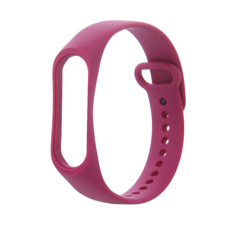 Silikoniranneke Xiaomi Mi Band 3 / 4:lle, vadelma