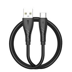 BWOO-kaapeli USB - USB-C 1m 27W 3A musta BO-X318C