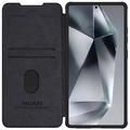 NILLKIN QIN PRO LEATHER CASE SAMSUNG S25 ULTRA BLACK