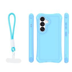 Safepop case with strap for Samsung Galaxy S24 / S25 blue