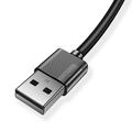 CABLE T-PHOX NETS TYPE-C BLACK 3A ; PVC ; 2M