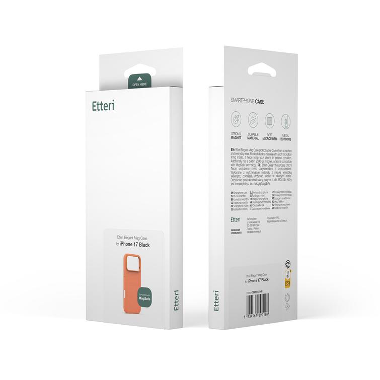 Etteri Elegant Mag -kotelo iPhone 16:lle 6,1" ruskea