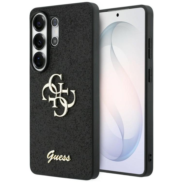 Guess case Fixed Glitter Big 4G Metal Logo for Samsung Galaxy S26 Ultra black