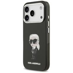 Karl Lagerfeld -kotelo iPhone 17 Pro 6,3" IML Aquarelle Karl & Logo MagSafe musta