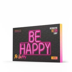 Neon PLEXI LED BE HAPPY pinkki NNE10 Neolia