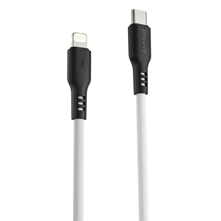 Proove-kaapeli Rebirth USB-C - Lightning 1m 27W biały